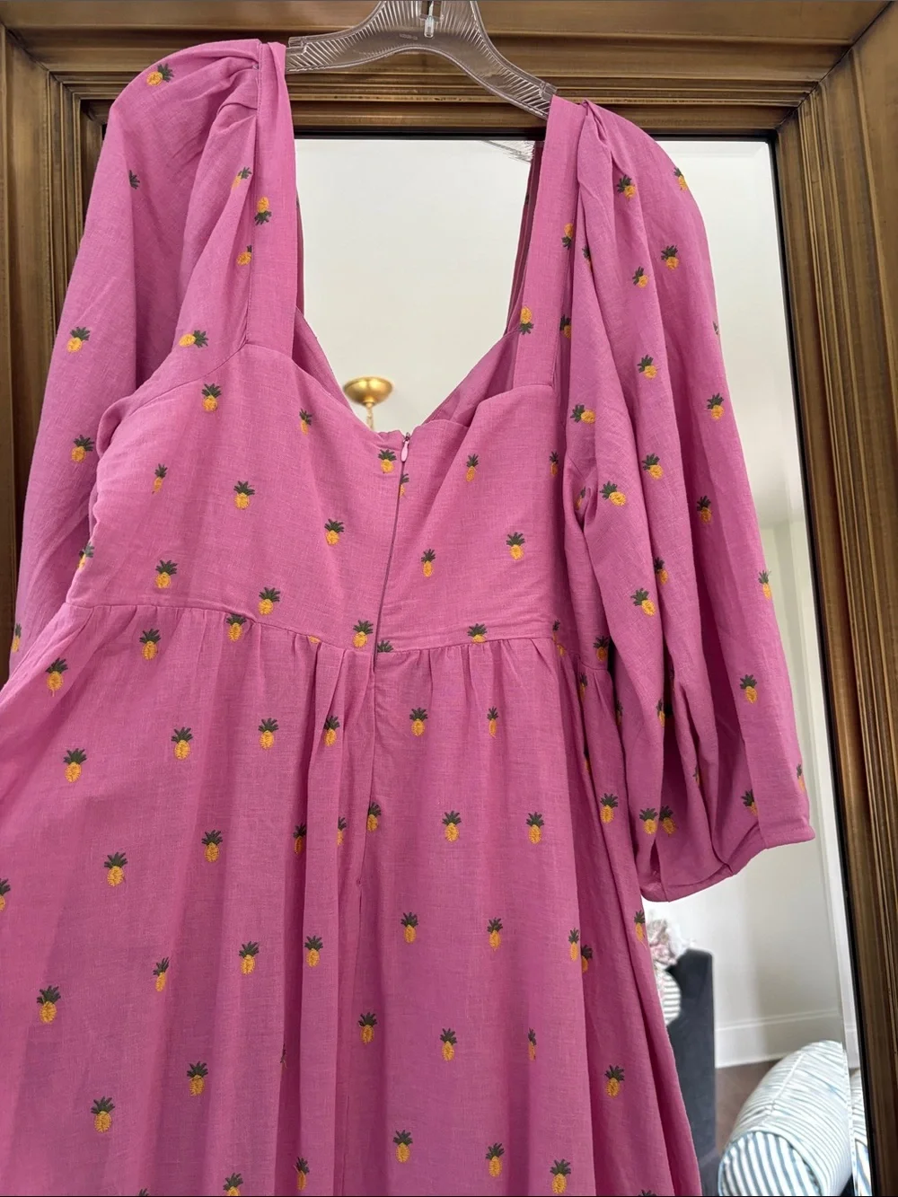 FARM Rio Pink Printed Ruffle Midi Dress - Picture 4 of 6
